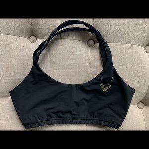 Lucas Hugh Black Sports Bra S